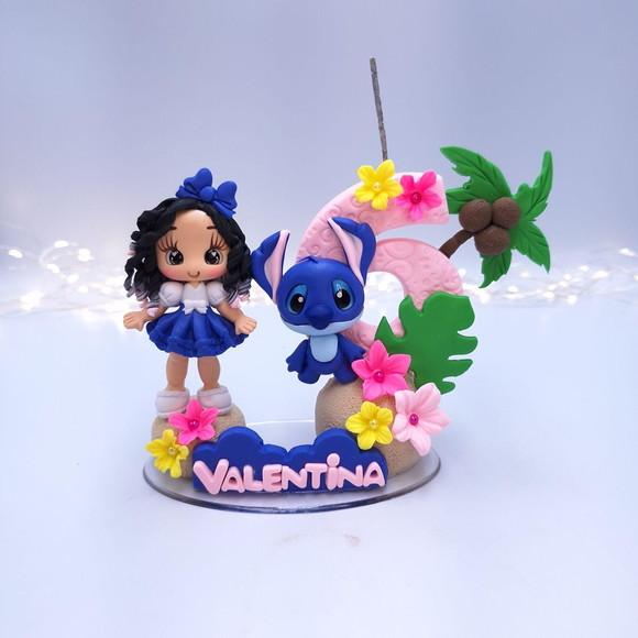 Mini Topo Stitch com Bonequinha Biscuit