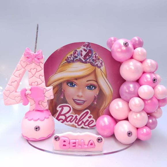 Vela Cenário Barbie Topo de Bolo
