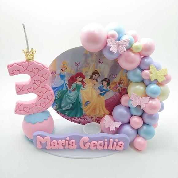 Vela cenário princesas