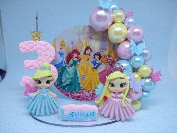 Vela Cenário Princesas