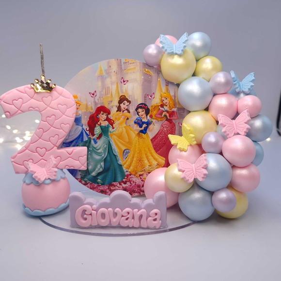 Vela Cenário Princesas