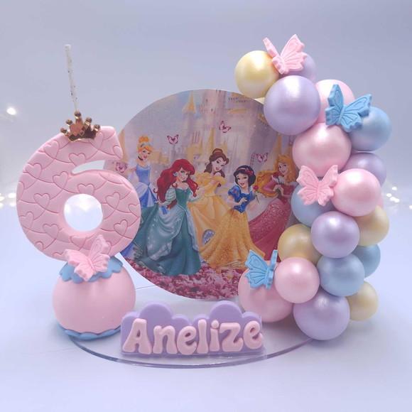 Vela Cenário Princesas
