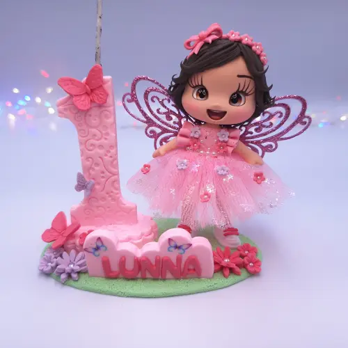 Topo de bolo jardim encantado biscuit personalizada - Cópia
