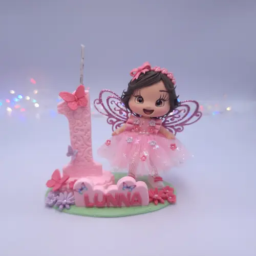 Topo de bolo jardim encantado biscuit personalizada