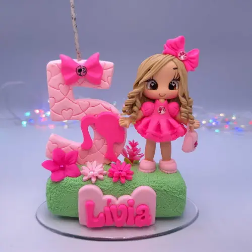 Mini Topo Barbie com Bonequinha Biscuit