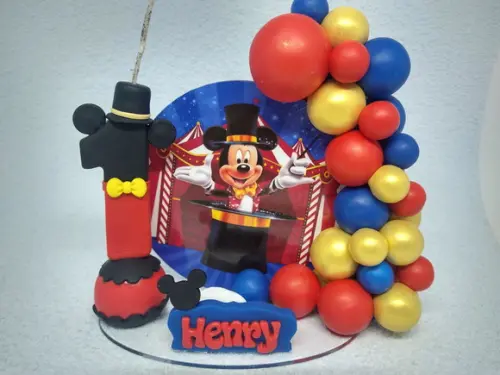 Topo Vela Cenário Circo do Mickey