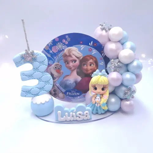 Topo Vela Cenario Frozen