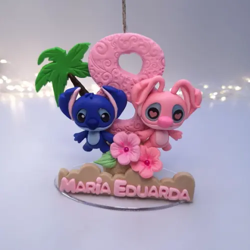 Vela Stitch e Angel Biscuit