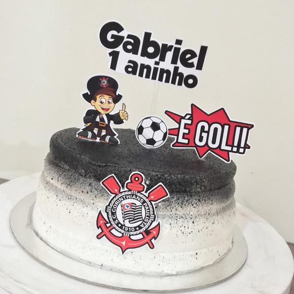 Arquivo digital - Topo de bolo Futebol
