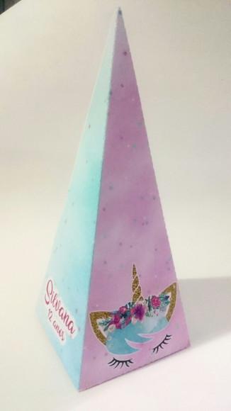 Caixa Cone Unicórnio