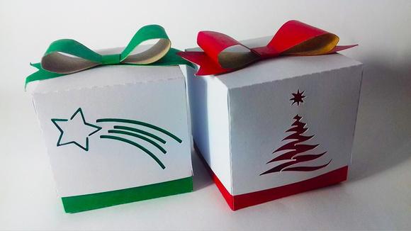 Caixa cubo Natal