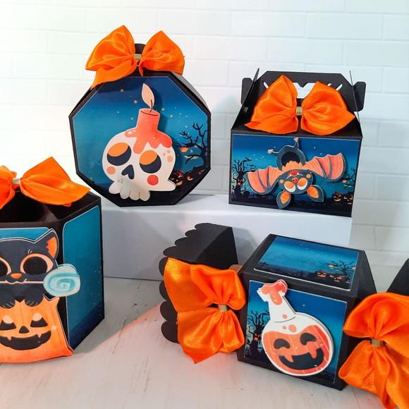 Kit Clássico Hallowen 20 Itens (dia Das Bruxas)