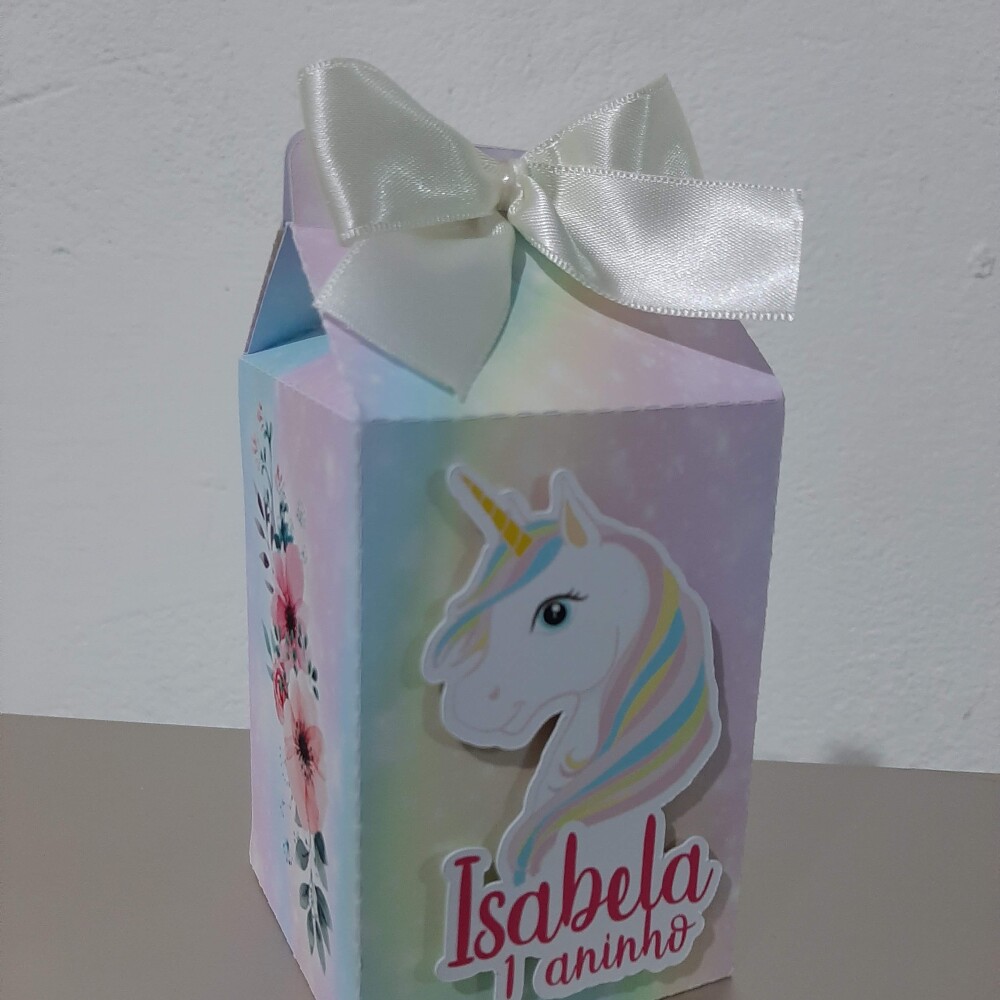 Caixa milk unicornio