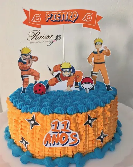 Arquivo digital - Topo de bolo Naruto