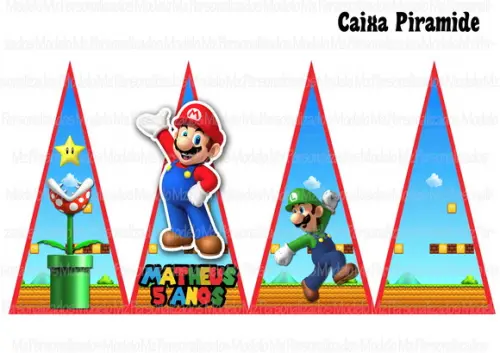 Caixa Cone Super Mario