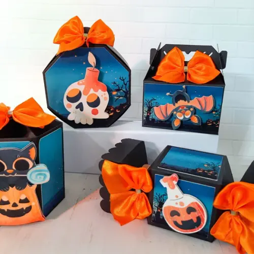 Kit Clássico Hallowen 20 Itens (dia Das Bruxas)