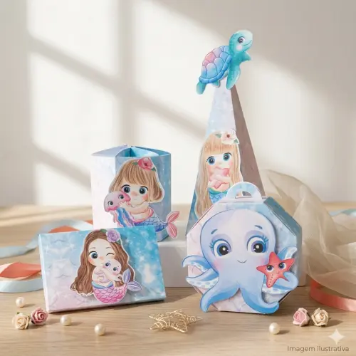 Kit Clássico Sereia 20 Itens