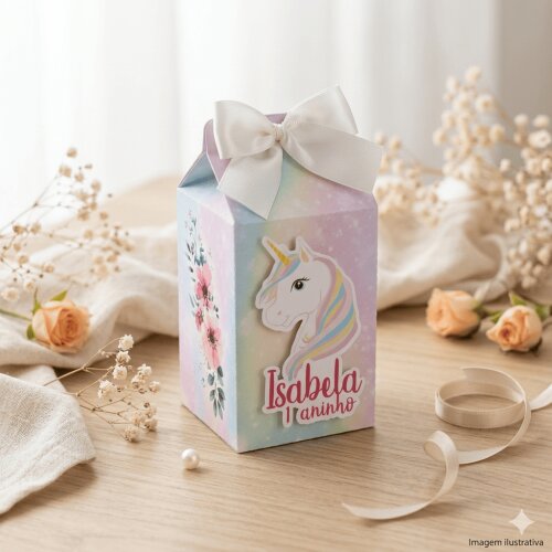 Caixa milk unicornio