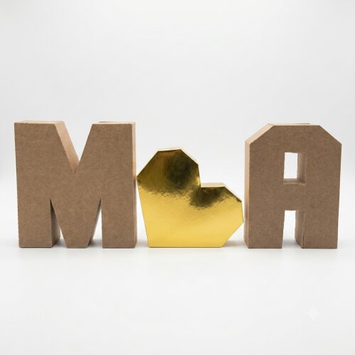 Letra 3d casamento rustico