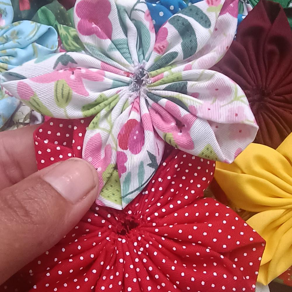 Flores de fuxico