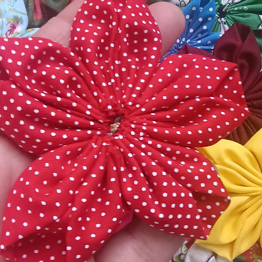 Flores de fuxico