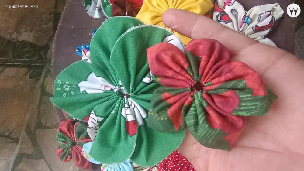 Flores de fuxico