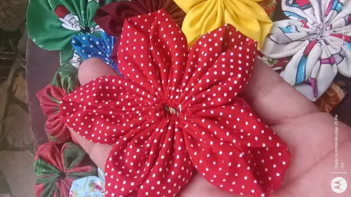 Flores de fuxico
