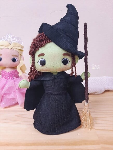Bonecas Wicked (bruxa Boa e Bruxa Má) 20cm