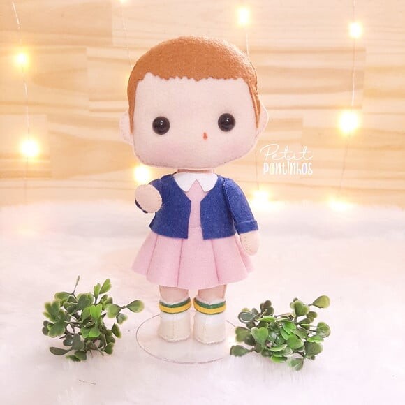 Bonecos Stranger Things em Feltro Ki (personagens com 18cm)