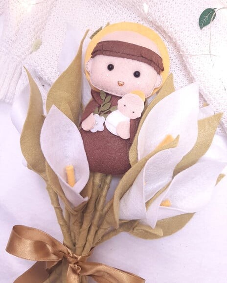 Buquê de Santo Antônio com Lírios