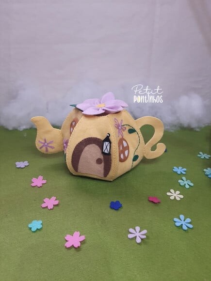 Casinha de Boneca em Feltro | Casa Bule Lúdica