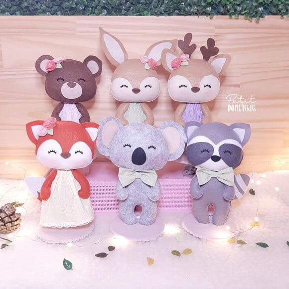 Centro de Mesa Bosque 20cm (valor Unitário)