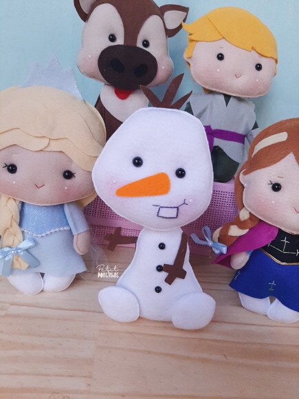 Centro de Mesa Frozen 20cm (kit 5 Peças)