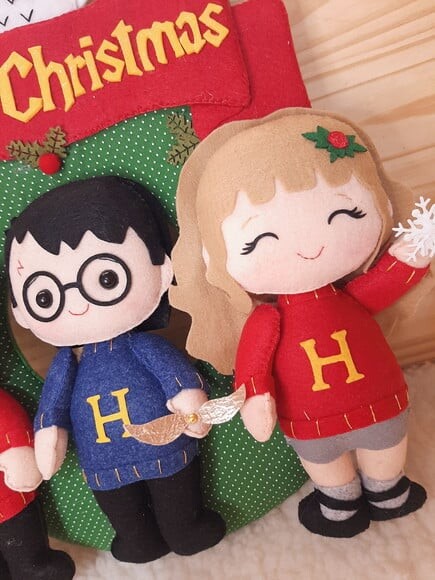 Guirlanda Natalina Harry Potter | Enfeite de Porta