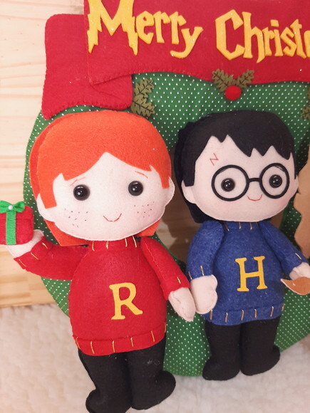 Guirlanda Natalina Harry Potter | Enfeite de Porta