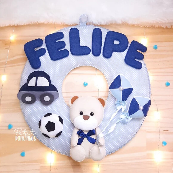 Guirlanda Personalizada Ursinho