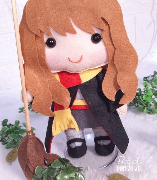 Harry Potter Feltro 19cm (kit com 4 Peças)