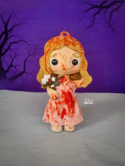 Kit Bonecas de Terror em Feltro (5 Peças) 20cm