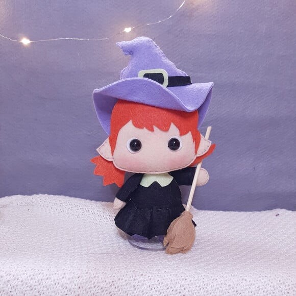 Kit Hallowen em Feltro (8 Peças) 12cm