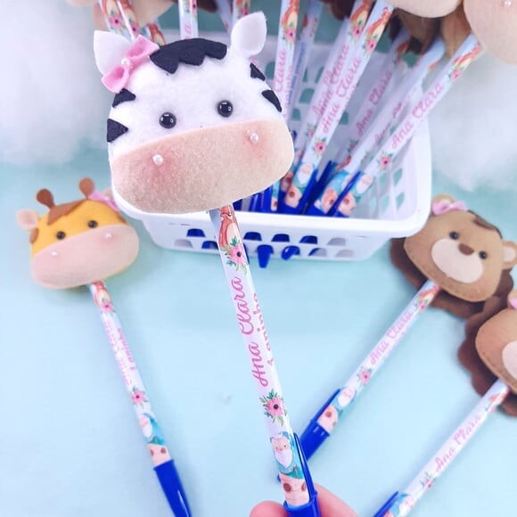 Lembrancinha Arca de Noé com Caneta Personalizada