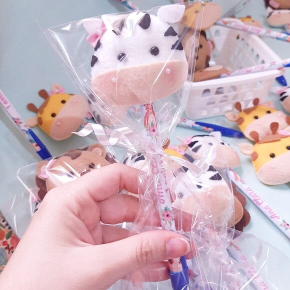 Lembrancinha Arca de Noé com Caneta Personalizada