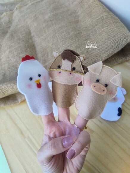 Lembrancinha Fazendinha Dedoches (valor Unitário)