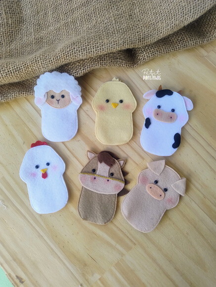 Lembrancinha Fazendinha Dedoches (valor Unitário)
