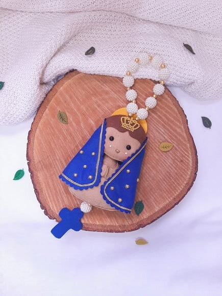 Tercinho Nossa Senhora em Feltro