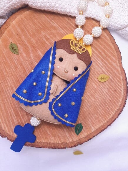 Tercinho Nossa Senhora em Feltro