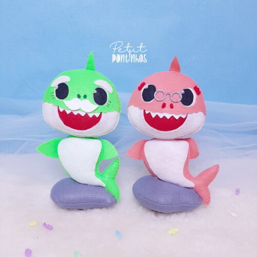 Baby Shark Centro de Mesa | 17cm | Leia a Descrição