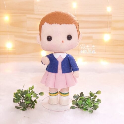 Bonecos Stranger Things em Feltro Ki (personagens com 18cm)