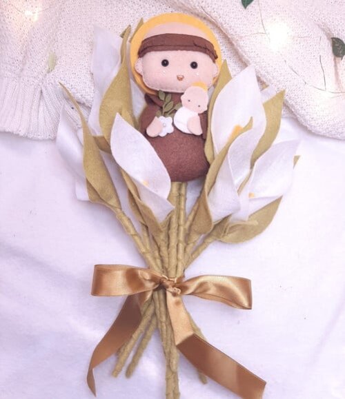 Buquê de Santo Antônio com Lírios