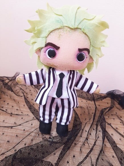 Casal Beetlejuice em Feltro 21cm (kit com 2 Peças)