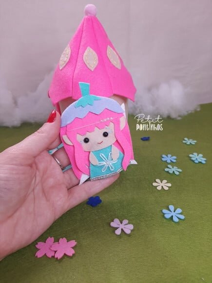 Casinha de Boneca em Feltro| Casa de Fadas